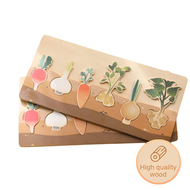 MemoGroei | Playful learning - Wooden Montessori memory game and building blocks